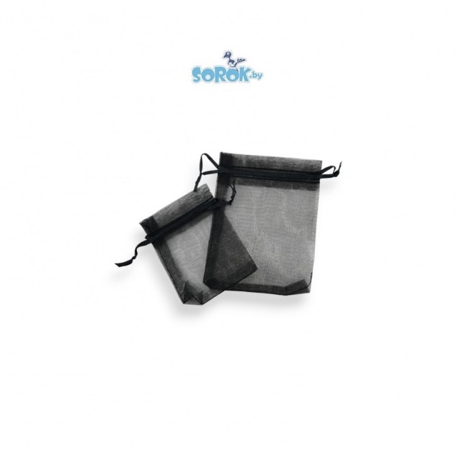 МЕШОЧЕК органза, черный