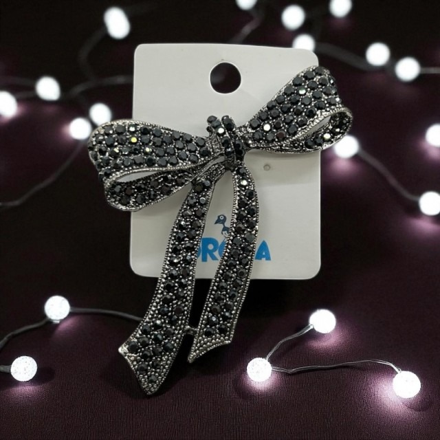 БРОШЬ, Бант, родий