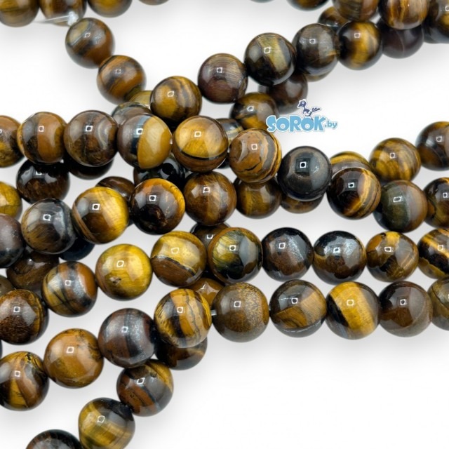 ТИГРОВЫЙ ГЛАЗ, кат. АB (10мм)